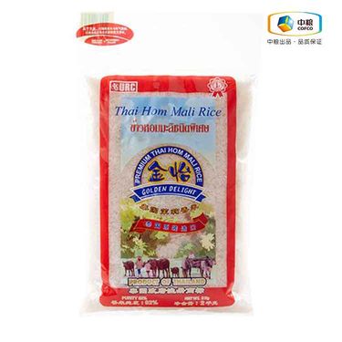 中粮 Golden Delight Thai Rice 金怡泰国茉莉香米 2kg (泰国进口 袋)