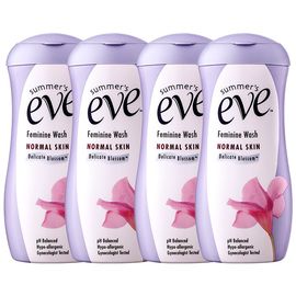 Summer's eve 夏依女性专用洗液（清新花香型）119ml/瓶*4
